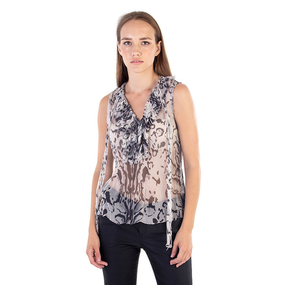 KENZO BLACK & WHITE BLOUSEWOMENS SIZE XS